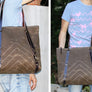 ZIPPERED TOTE BAG #010061