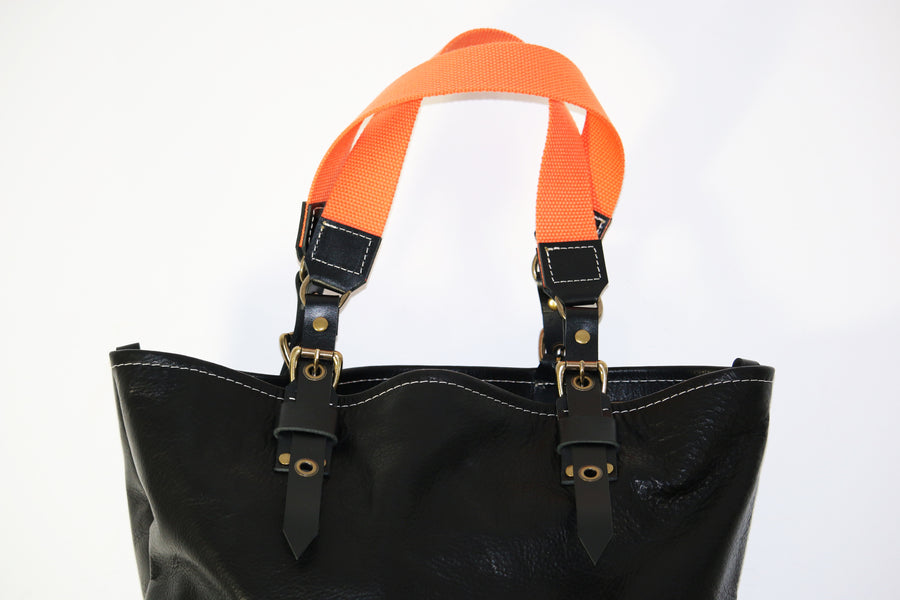 SOFT LEATHER TOTE BAG #010071