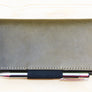 Wickett and Craig Leather checkbook wallet - 010124