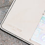 Leather Passport holder - distressed leather - 010126