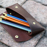 Leather pencil case - 010134