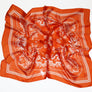 4 SILK SCARVES - WARM COLORS