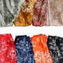 8 COLOR SILK SCARVES