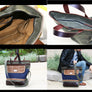 WAXED CANVAS FOLD OVER TOTE #010053