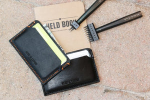 Slim card holder - Horween leather - 010118