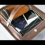 Zippered Oiled Leather Toiletry bag - cosmetic bag - travel bag by AlexMLynch - made in USA