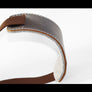 LEATHER AND WOOL SHOULDER STRAP PAD