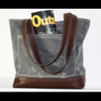 WAXED CANVAS TOTE BAG #010052