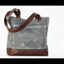 WAXED CANVAS TOTE BAG #010052