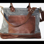 LARGE ZIPPERED TOTE BAG #010057