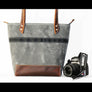 PETITE ZIPPERED TOTE