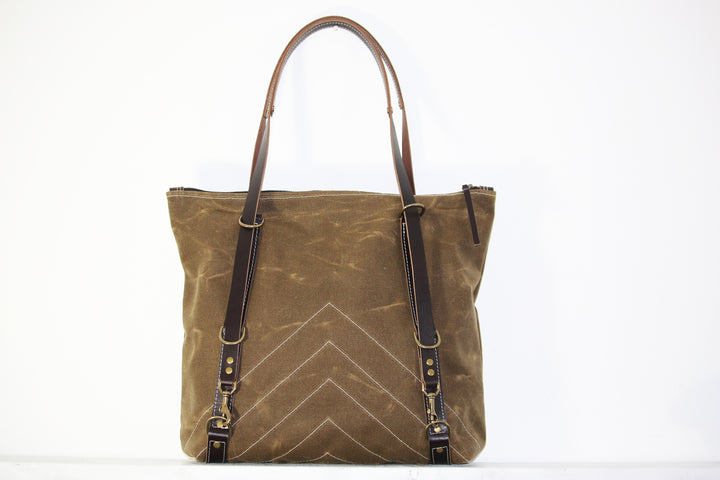 ZIPPERED TOTE BAG #010061