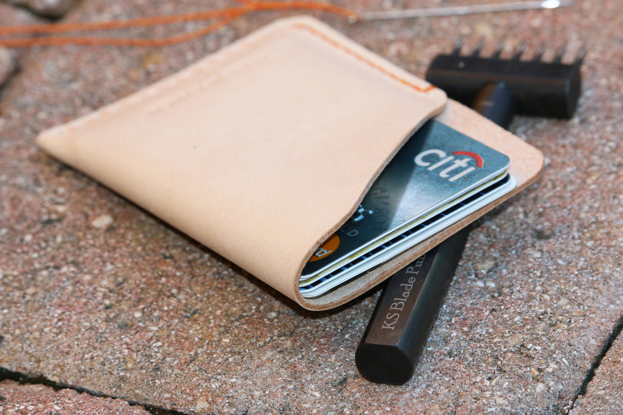 Slim Leather card holder - 010119