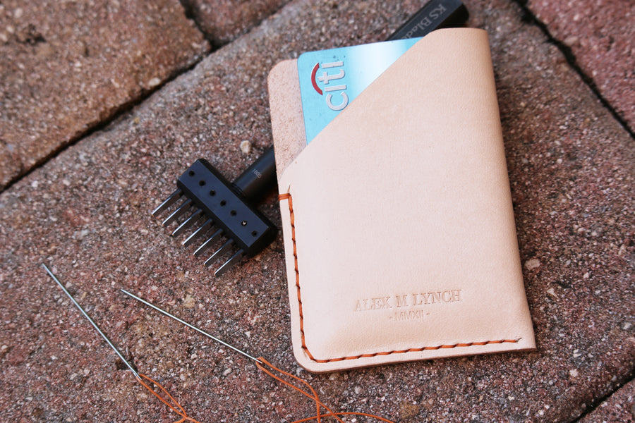 Slim Leather card holder - 010119