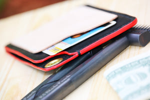 Card holder - Horween leather - 010123