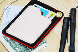 Card holder - Horween leather - 010123