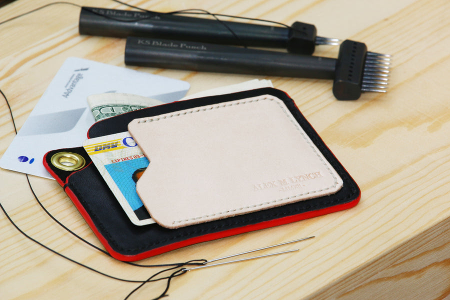 Card holder - Horween leather - 010123