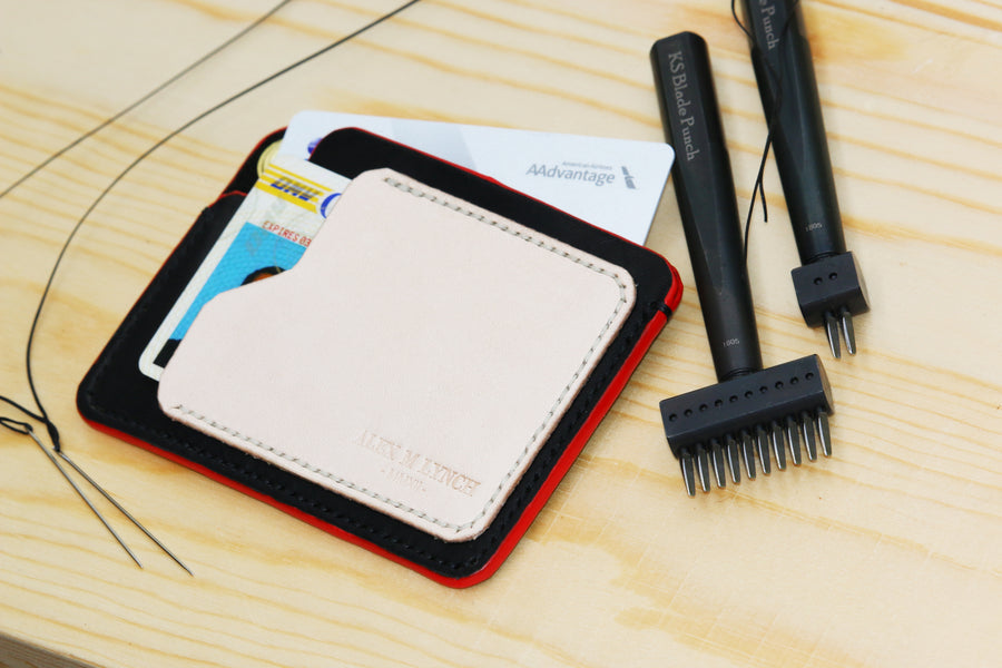 Card holder - Horween leather - 010123