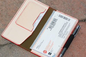 Wickett and Craig Olive checkbook wallet - 010125