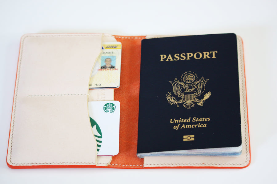 Italian Leather Passport wallet -010127