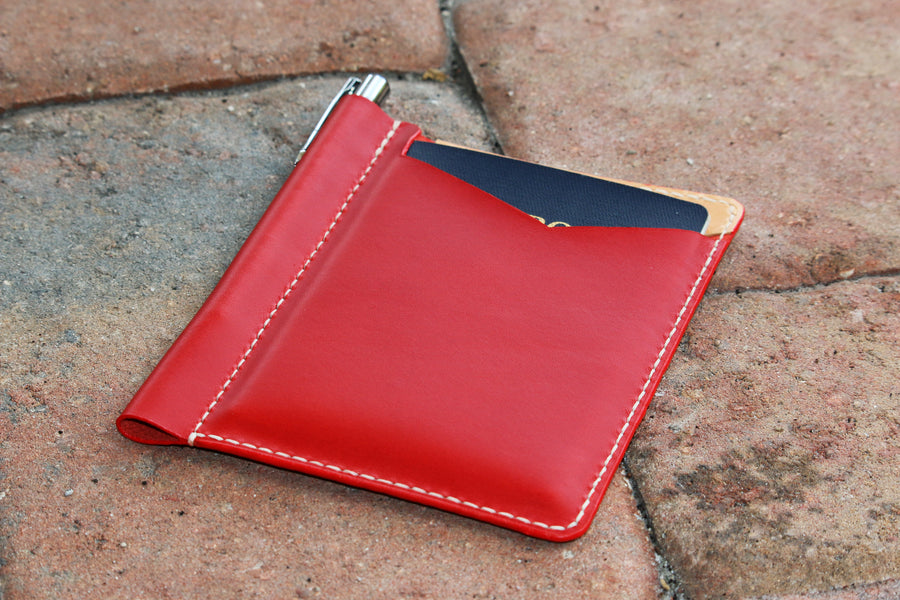 Passport sleeve - Italian Buttero leather - 010132