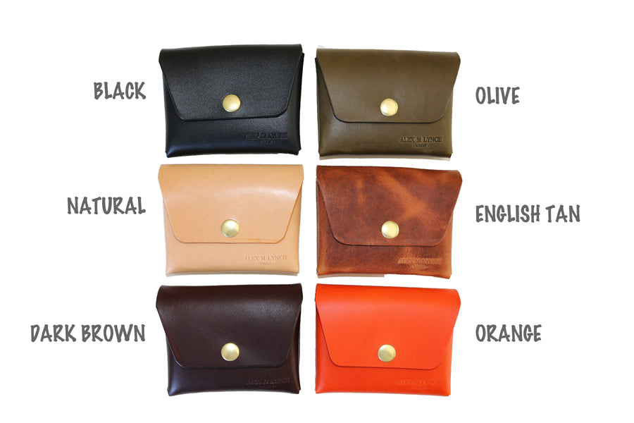 leather snap wallet - 010133