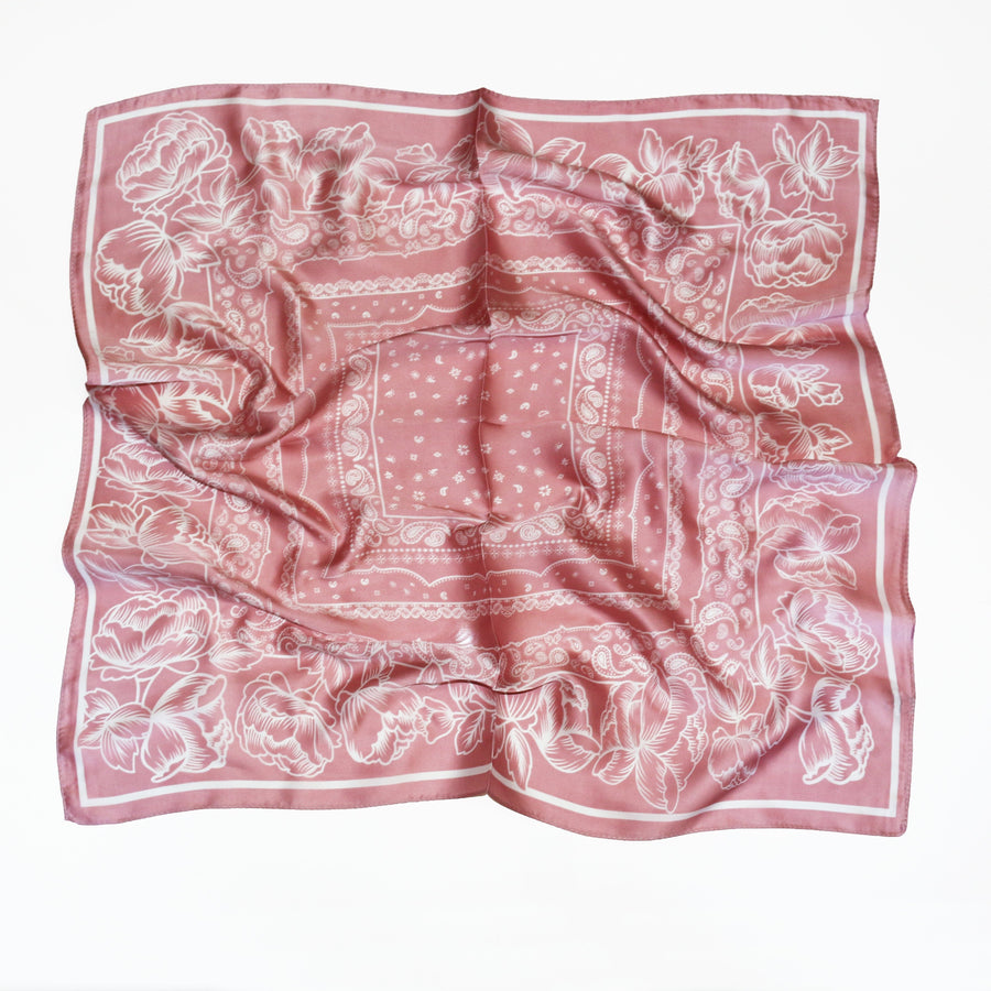 FLORAL SILK SCARVES