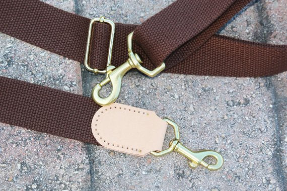 1.50 in wide adjustable cotton webbing shoulder strap