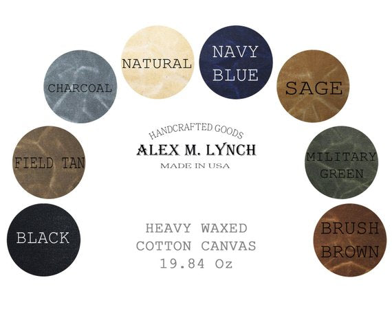 Zippered Oiled Leather Toiletry bag - cosmetic bag - travel bag by AlexMLynch - made in USA