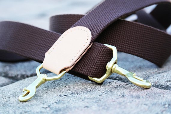 1.50 in wide adjustable cotton webbing shoulder strap