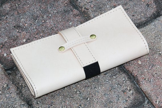 Natural leather wallet - 010109