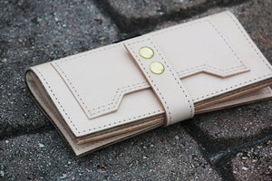Natural leather wallet - 010109