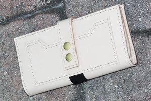 Natural leather wallet - 010109