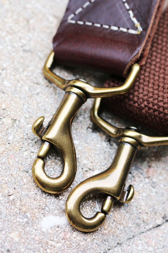 ANTIQUE BRASS Chain Strap - Wide Classy Curb - 3/8 (10mm) Wide - Handle to  Crossbody Lengths