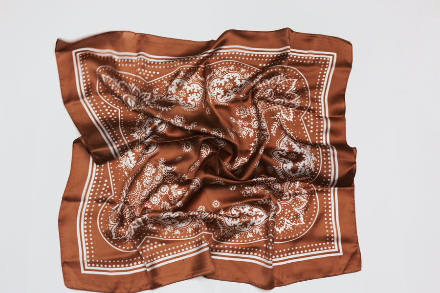 4 SILK SCARVES - BANDANA