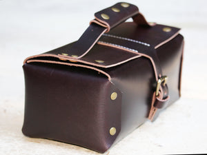 LEATHER TOILETRY BAG DOPP KIT